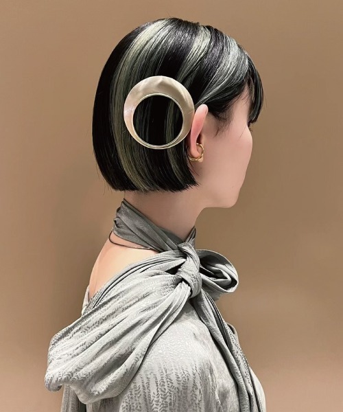 SYKIA（シキア）の「Annular eclipse hair barrette（バレッタ