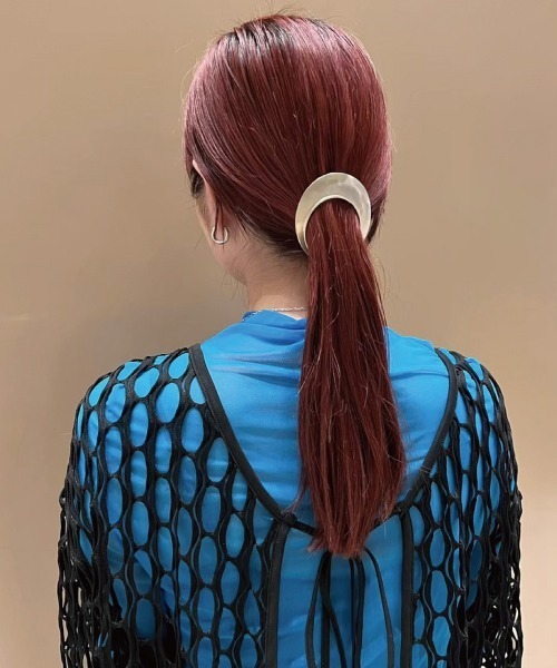 ヘアアクセサリー sykia Annular eclipse hair barrette SYKIA Annular Eclipse Hair Barrette シルバー Annular Eclipse