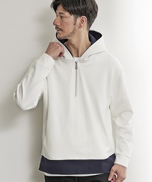 UNION STATION | ハーフジップニットドッキングパーカー(パーカー)