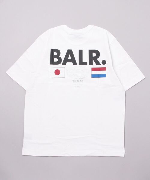 BALR.(ボーラー)の「BALR./ボーラー/MAX LOOSE TEAM GRAPHIC T-SH/正規商品(Tシャツ/カットソー・メンズ・ブラック/ホワイト・S/M/L/XS)」の4枚目の写真