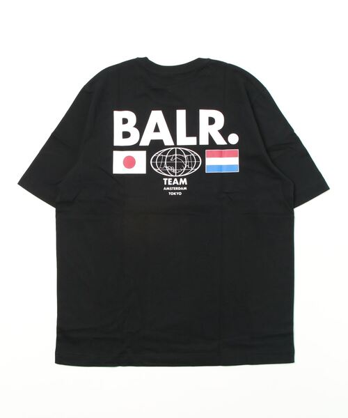 BALR.(ボーラー)の「BALR./ボーラー/MAX LOOSE TEAM GRAPHIC T-SH/正規商品(Tシャツ/カットソー・メンズ・ブラック/ホワイト・S/M/L/XS)」の2枚目の写真