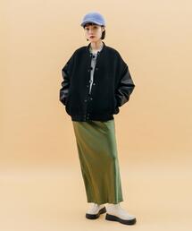 CITEN | ＜CITEN＞ワッシャーサテン ナロースカート(スカート)