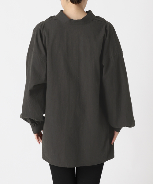 ARMY TWILL（アーミーツイル）の「別注【ARMY TWILL / アーミーツイル】PO SHIRT：シャツ（シャツ/ブラウス・レディース・アイボリー/ブラック・FREE）」の22枚目の写真