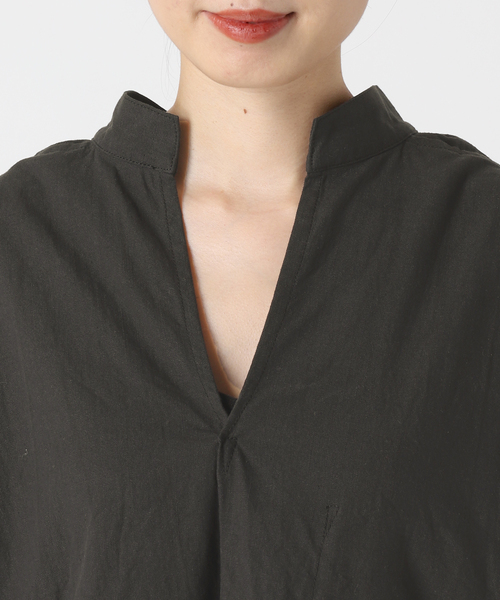 ARMY TWILL（アーミーツイル）の「別注【ARMY TWILL / アーミーツイル】PO SHIRT：シャツ（シャツ/ブラウス・レディース・アイボリー/ブラック・FREE）」の21枚目の写真