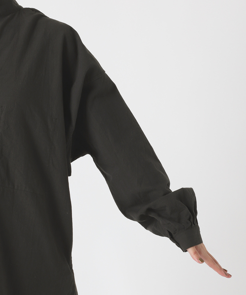 ARMY TWILL（アーミーツイル）の「別注【ARMY TWILL / アーミーツイル】PO SHIRT：シャツ（シャツ/ブラウス・レディース・アイボリー/ブラック・FREE）」の19枚目の写真