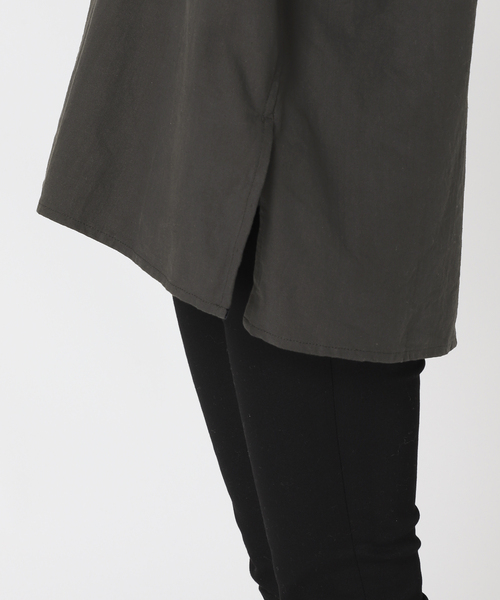 ARMY TWILL（アーミーツイル）の「別注【ARMY TWILL / アーミーツイル】PO SHIRT：シャツ（シャツ/ブラウス・レディース・アイボリー/ブラック・FREE）」の17枚目の写真