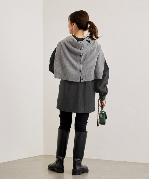 ARMY TWILL（アーミーツイル）の「別注【ARMY TWILL / アーミーツイル】PO SHIRT：シャツ（シャツ/ブラウス・レディース・アイボリー/ブラック・FREE）」の11枚目の写真