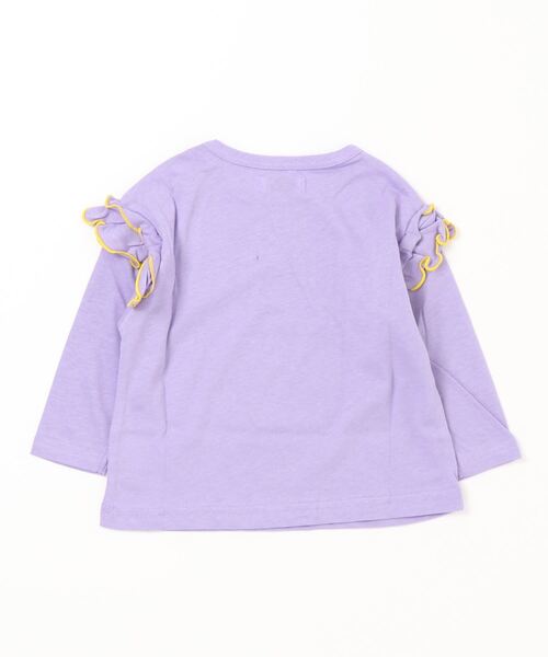 Life Support Products（ライフサポートプロダクツ）の「吸水速乾ショルダーフリルロンT（80～150cm）（Tシャツ/カットソー・キッズ・ブラック/レッド/ラベンダー・90/100/110/120/80/130/95/140/150）」の4枚目の写真