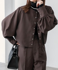 は*♡様 【calux/キャラクス】short coach jacket CALUX/キャラクス】SHORT COACH JACKET（ダウンジャケット）｜Deuxieme