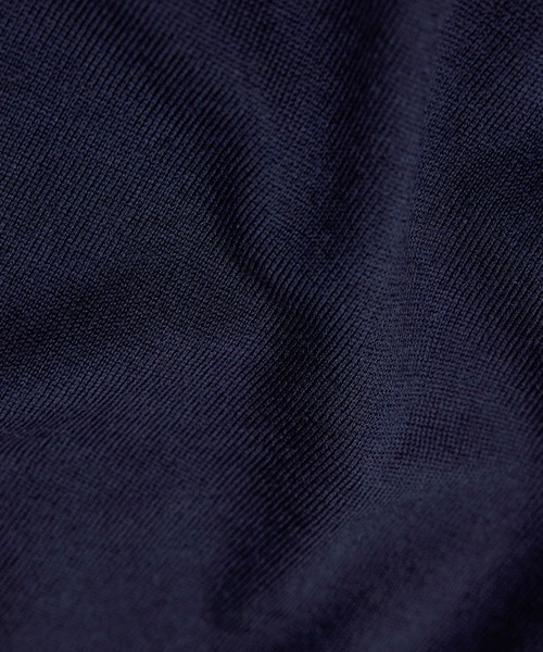 ROPE'（ロペ）の「アンサンブル対応/ハイゲージ5分袖モックネックニット（ニット/セーター・レディース・パープル/ネイビー/グリーン/ベージュ系その他/キャメル/ホワイト系その他2・38）」の8枚目の写真