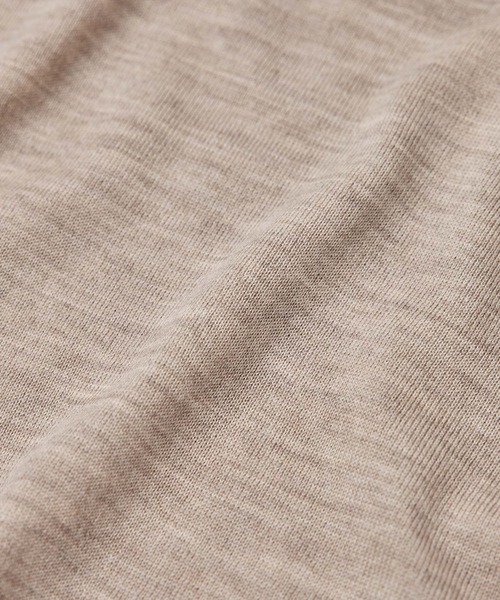 ROPE'（ロペ）の「アンサンブル対応/ハイゲージ5分袖モックネックニット（ニット/セーター・レディース・パープル/ネイビー/グリーン/ベージュ系その他/キャメル/ホワイト系その他2・38）」の13枚目の写真