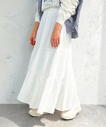 apres jour mignon | コットンティアードスカート【ZOZOTOWN限定アイテム】(スカート)