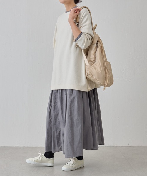 美品✨ビアズリー　ギャザー　ロングワンピース　綿100 ゆったり サイズ0 美品✨ビアズリー ギャザー ロングワンピース 綿100 ゆったり