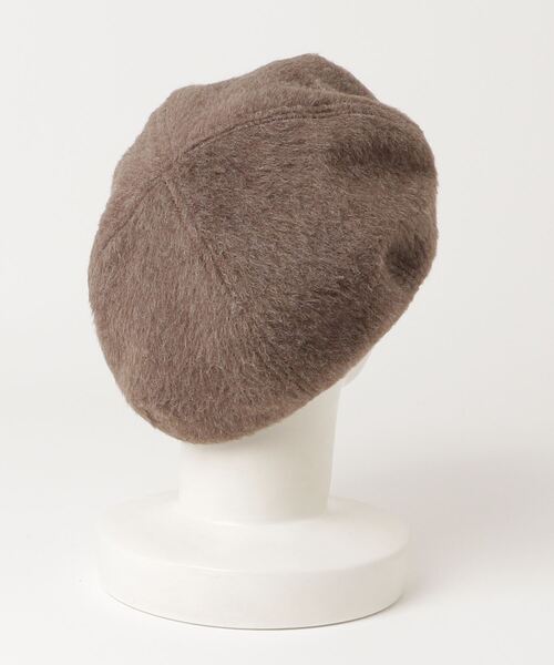 SUBLIME（サブライム）の「【SUBLIME/サブライム】BRUSHED FUR BERET フェイクファー ベレー帽（ハンチング/ベレー帽・レディース・ブラック/モカ・FREE）」の12枚目の写真