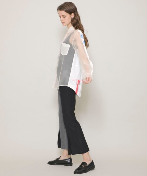 TOKYO DEPARTMENT STORE（トウキョウデパートメントストア）の「【SREU】Upcycle wool pants（その他パンツ・レディース・ブラック・1/2/3）」の4枚目の写真