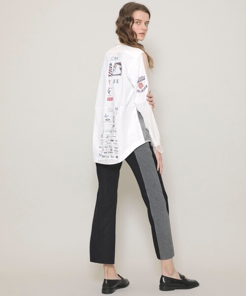 TOKYO DEPARTMENT STORE（トウキョウデパートメントストア）の「【SREU】Upcycle wool pants（その他パンツ・レディース・ブラック・1/2/3）」の3枚目の写真
