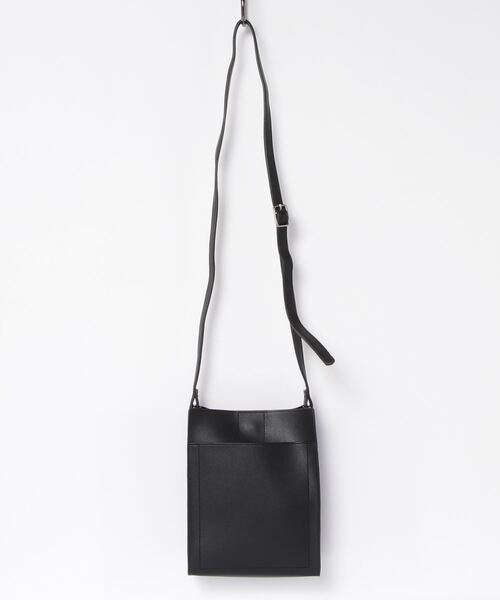 SILVER BULLET（シルバーバレット）の「『SILVER BULLET SELECT AC/シルバーバレットセレクト』レザーライクミニショルダーBAG（ショルダーバッグ・メンズ・ブラック・ONE SIZE）」の11枚目の写真