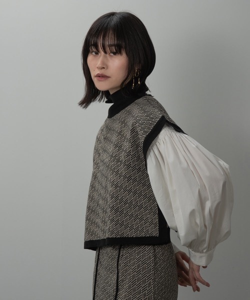 I_am（アイアム）の「jacquard knit tight skirt（スカート・レディース・ブラック/アイボリー/オリーブ・FREE）」の21枚目の写真