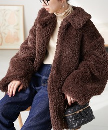 DISCOAT | カーリーファーコート(その他アウター)