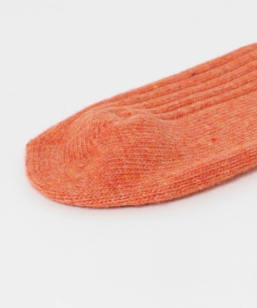 H FOOT WEAR（エイチフットウェア）の「H FOOTWEAR　リブソックス（ソックス/靴下・レディース・グレー/オフホワイト/オレンジ/グリーン・FREE）」の10枚目の写真