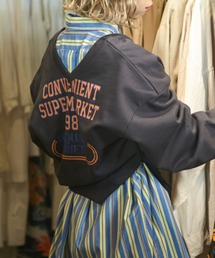 【H(アッシュ) × CIAOPANIC】クロップドカレッジスウェット