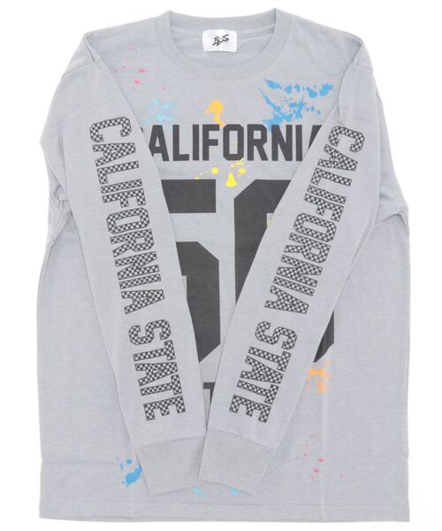 B.I.D.（ビーアイディー）の「【Bl】CALIFORNIAロゴ長袖Tシャツ 天竺（Tシャツ/カットソー・レディース・ホワイト/グレー/ブラック・LARGE/MEDIUM）」の8枚目の写真