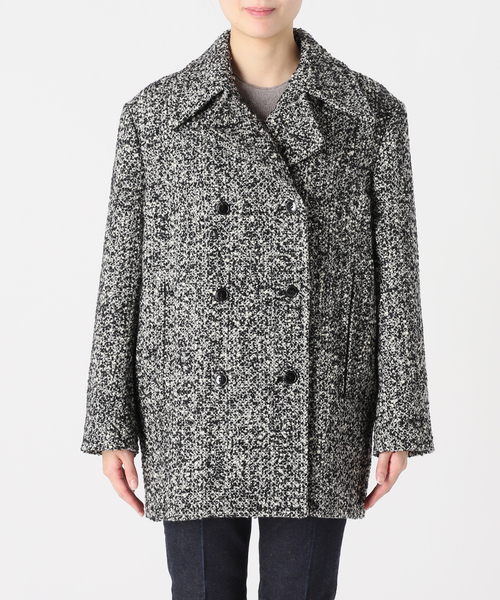 IENA LA BOUCLE（イエナラブークル）の「IENA LA BOUCLE CREVACUORE Pコート（ピーコート・レディース・ブラック・FREE）」の9枚目の写真