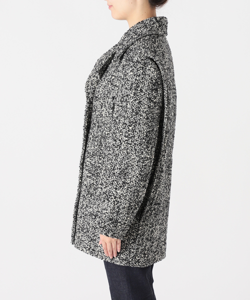 IENA LA BOUCLE（イエナラブークル）の「IENA LA BOUCLE CREVACUORE Pコート（ピーコート・レディース・ブラック・FREE）」の10枚目の写真