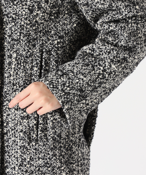 IENA LA BOUCLE（イエナラブークル）の「IENA LA BOUCLE CREVACUORE Pコート（ピーコート・レディース・ブラック・FREE）」の15枚目の写真