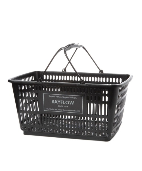 BAYFLOW(ベイフロー)の「BFレジカゴ3(インテリア雑貨・レディース・グレー/ブラック/ネイビー/オレンジ・0)」の5枚目の写真