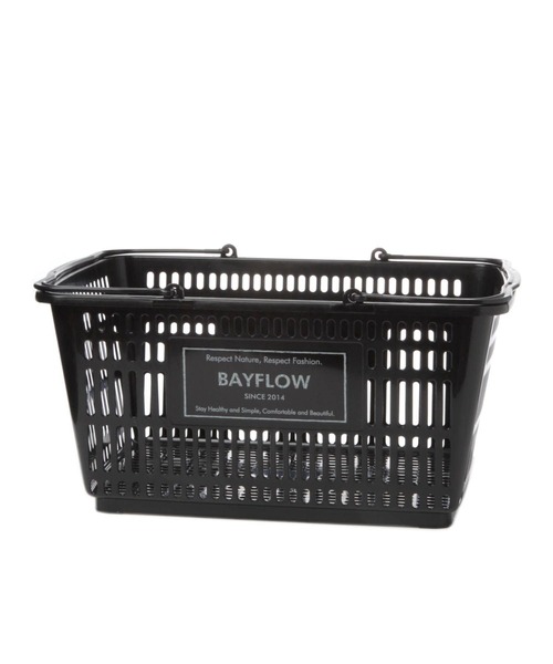 BAYFLOW(ベイフロー)の「BFレジカゴ3(インテリア雑貨・レディース・グレー/ブラック/ネイビー/オレンジ・0)」の7枚目の写真