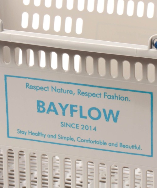 BAYFLOW(ベイフロー)の「BFレジカゴ3(インテリア雑貨・レディース・グレー/ブラック/ネイビー/オレンジ・0)」の17枚目の写真