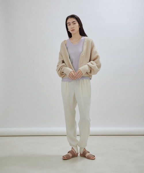 【サステナブル】シルク混2WAYタンクトップ