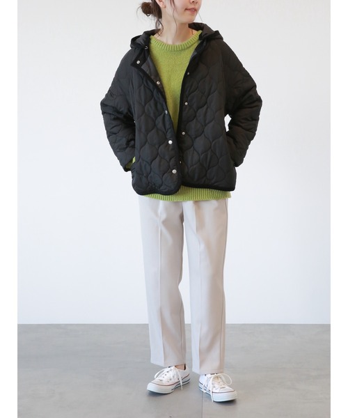 Samansa Mos2 blue(サマンサモスモスブルー)の「クルーネックニットプルオーバー(ニット/セーター・レディース・ブルー/グリーン/シルバーグレー・フリ-)」の18枚目の写真