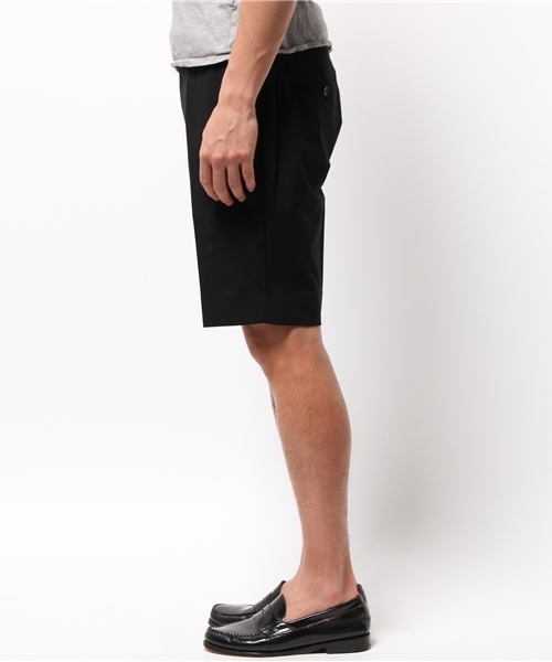 STUDIOUS(ステュディオス)の「T/Rストレッチショートパンツ MADE IN JAPAN(スラックス・メンズ・ブラック/グレー/ネイビー・1/3/2)」の12枚目の写真