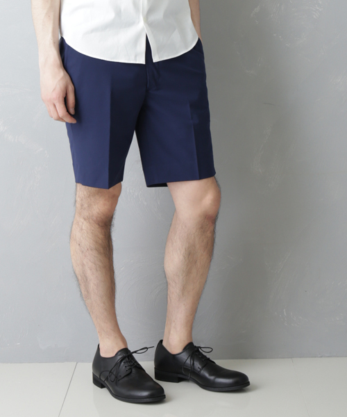STUDIOUS(ステュディオス)の「T/Rストレッチショートパンツ MADE IN JAPAN(スラックス・メンズ・ブラック/グレー/ネイビー・1/3/2)」の14枚目の写真