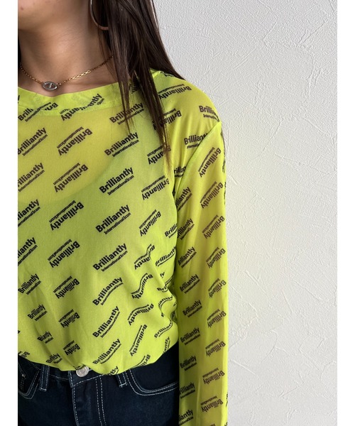 owndaily(オンデイリー)の「シアークルーネックTシャツ(Tシャツ/カットソー・レディース・ブラック/ブルー/ホワイト/イエロー・FREE)」の12枚目の写真