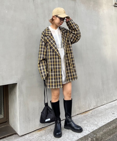 CIAOPANIC(チャオパニック)の「【GEM】カラーナイロン巾着バッグ(ハンドバッグ・レディース・ブルー/ブラック/ピンク/ベージュ・FREE)」の7枚目の写真