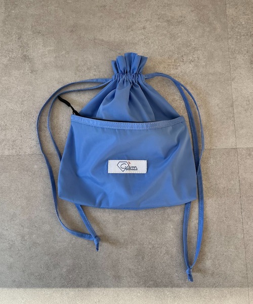 CIAOPANIC(チャオパニック)の「【GEM】カラーナイロン巾着バッグ(ハンドバッグ・レディース・ブルー/ブラック/ピンク/ベージュ・FREE)」の13枚目の写真