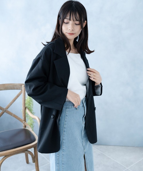 NinaetLina（ニナエリナ）の「ビッグシルエットトレンチコート（トレンチコート・レディース・ブラウン/ブラック・M/L）」の18枚目の写真