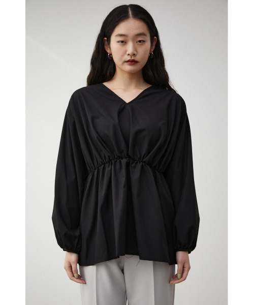 AZUL by moussy(アズールバイマウジー)の「2WAY BALLOON SLEEVE PEPLUM BL/2WAYバルーンスリーブペプラムブラウス(シャツ/ブラウス・レディース・オフホワイト/ブラック/ライトグリーン・SMALL/MEDIUM)」の18枚目の写真