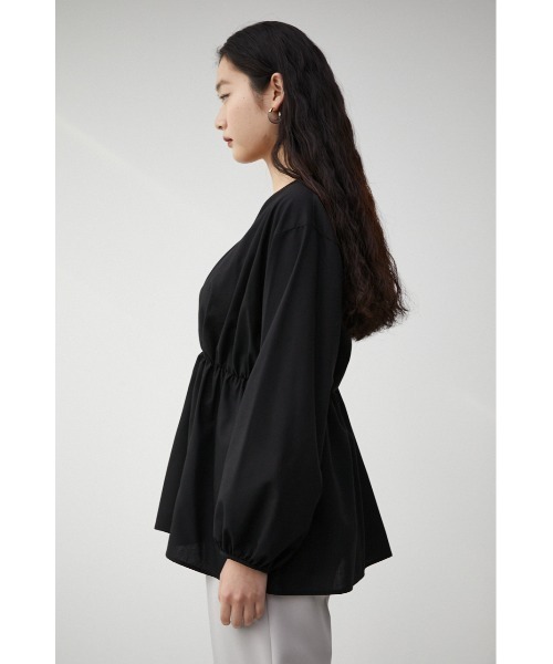 AZUL by moussy(アズールバイマウジー)の「2WAY BALLOON SLEEVE PEPLUM BL/2WAYバルーンスリーブペプラムブラウス(シャツ/ブラウス・レディース・オフホワイト/ブラック/ライトグリーン・SMALL/MEDIUM)」の19枚目の写真