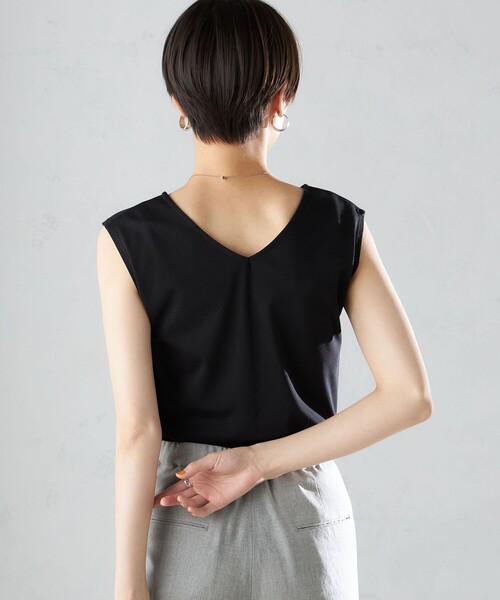 【シップス　ウィメン】〈手洗い可能〉SORONA(R) 2WAY タンクトップ セール】〈手洗い可能〉綿 SORONA 2WAY タンクトップ（タンク