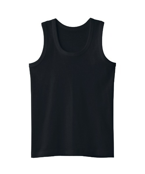 こどもグンゼ（コドモグンゼ）の「こどもグンゼ 男の子 ランニング 抗菌防臭 部屋干し対応 2枚組 綿100％（インナーウェア/肌着・キッズ・ブラック/ホワイト・160/120/150/100/130/140/110/170）」の8枚目の写真