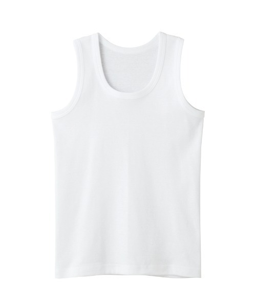 こどもグンゼ（コドモグンゼ）の「こどもグンゼ 男の子 ランニング 抗菌防臭 部屋干し対応 2枚組 綿100％（インナーウェア/肌着・キッズ・ブラック/ホワイト・160/120/150/100/130/140/110/170）」の7枚目の写真