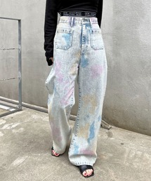 CIAOPANIC | 【2023SSアイテム】スプレーデザインセーラーデニムパンツ(デニムパンツ)