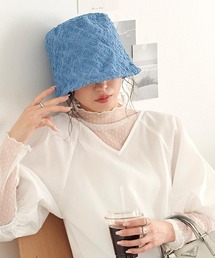 KOBE LETTUCE | レースジャガードバケットハット(ハット)