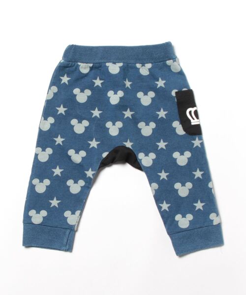 Disney(ディズニー)の「ディズニー 総柄モンキーパンツ 7920B(その他パンツ・キッズ・スカイブルー系1/ブラック・80cm/90cm)」の1枚目の写真