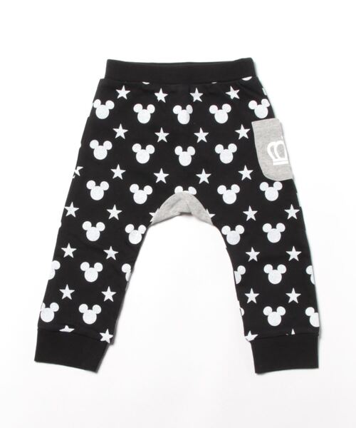 Disney(ディズニー)の「ディズニー 総柄モンキーパンツ 7920B(その他パンツ・キッズ・スカイブルー系1/ブラック・80cm/90cm)」の4枚目の写真