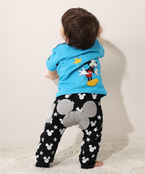 Disney(ディズニー)の「ディズニー 総柄モンキーパンツ 7920B(その他パンツ・キッズ・スカイブルー系1/ブラック・80cm/90cm)」の6枚目の写真
